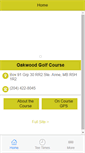 Mobile Screenshot of oakwoodgolf.net